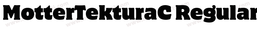 MotterTekturaC Regular字体转换